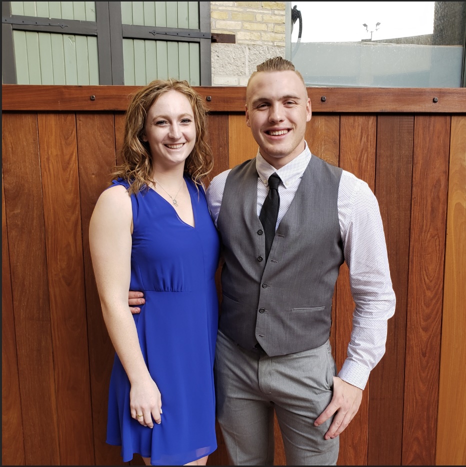 Brad and Catie
